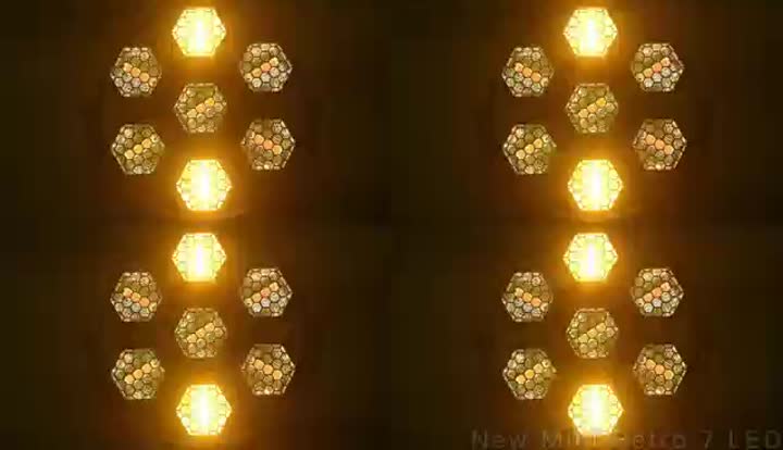 7pcs Mini LED Pixel Retro Light