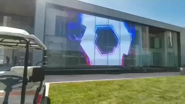 Transparent LED Screen for Shop